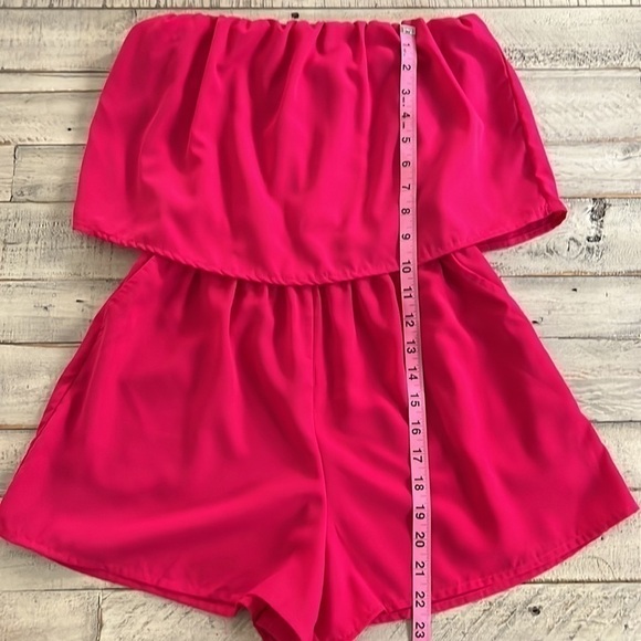 bebop Strapless Romper - Picture 2 of 6